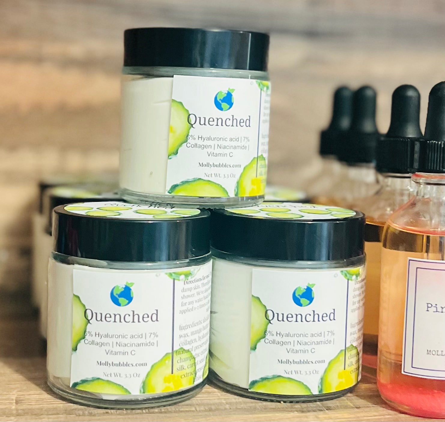 Quenched Face Moisturizer (6% Hyaluronic acid | 7% Collagen | Niacinamide | Vitamin C)