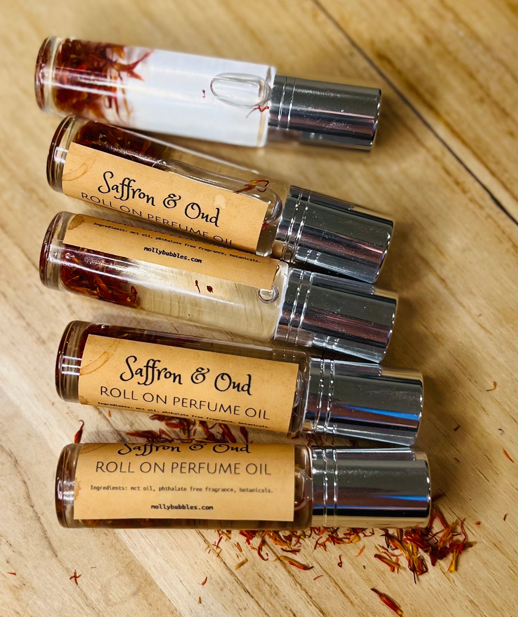 Saffron & Oud (Roll on perfume | phthalate free | paraben free)