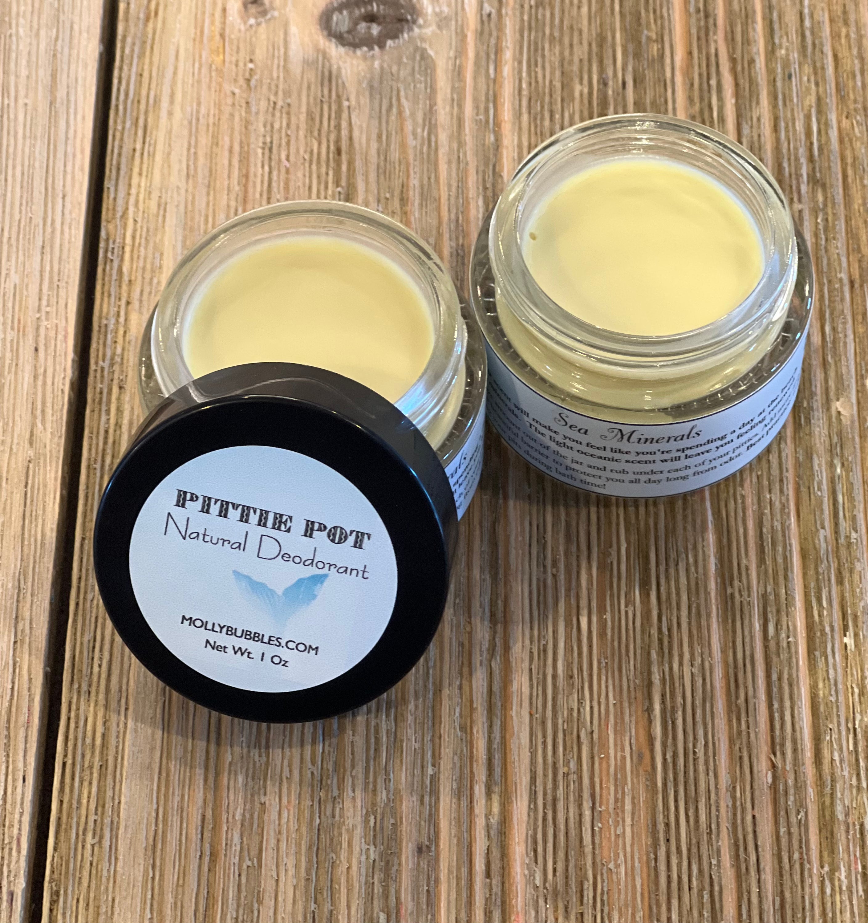 Sea Minerals Pittie Pot (Natural Deodorant | Sustainable | Eco Friendly)