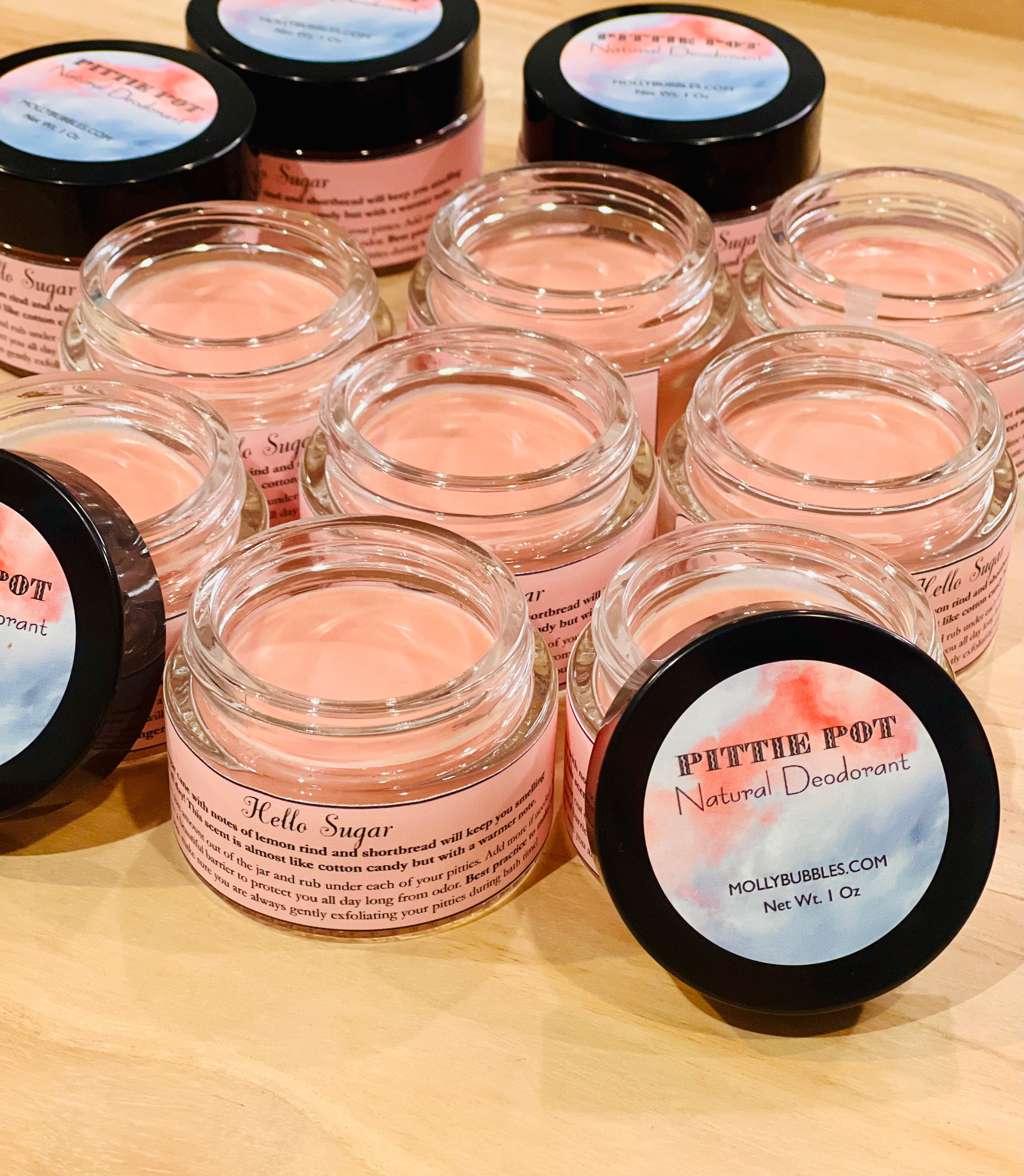 Hello Sugar Pittie Pot (Natural Deodorant | Sustainable | Eco Friendly)