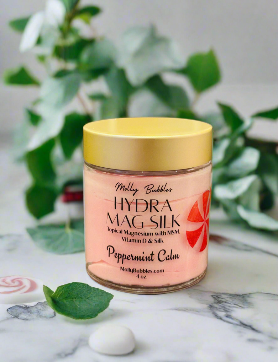 Hydra Mag Silk (Topical Magnesium with MSM | Vitamin D | Silk)