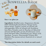 Boswellia Balm (Magnesium | MSM | Boswellia Serrata)