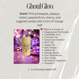 Pittie PoP "Ghoul Glow" (Pink pineapple, papaya, melon, passionfruit, cherry, and sugared vanilla with a hint of mango leaf) *all-natural fragrance *