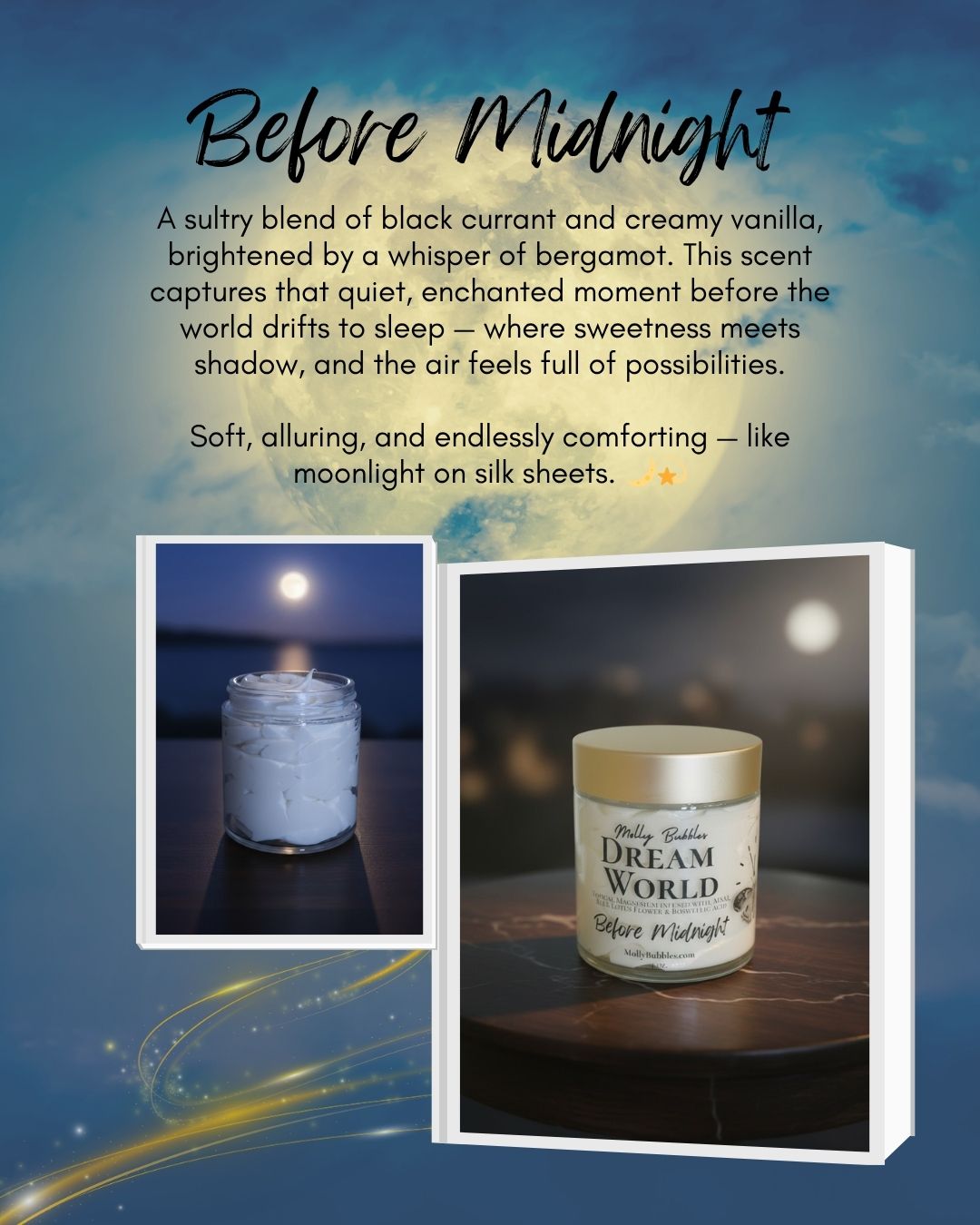 'Dream World' (Topical Magnesium infused with Frankincense, Myrrh, MSM & Blue Lotus Flower)