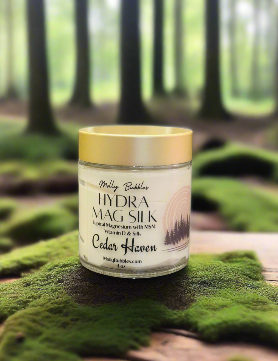Hydra Mag Silk (Topical Magnesium with MSM | Vitamin D | Silk)
