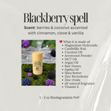 Pittie PoP "Blackberry Spell" (berries & coconut accented with cinnamon, clove & vanilla) *all-natural fragrance *
