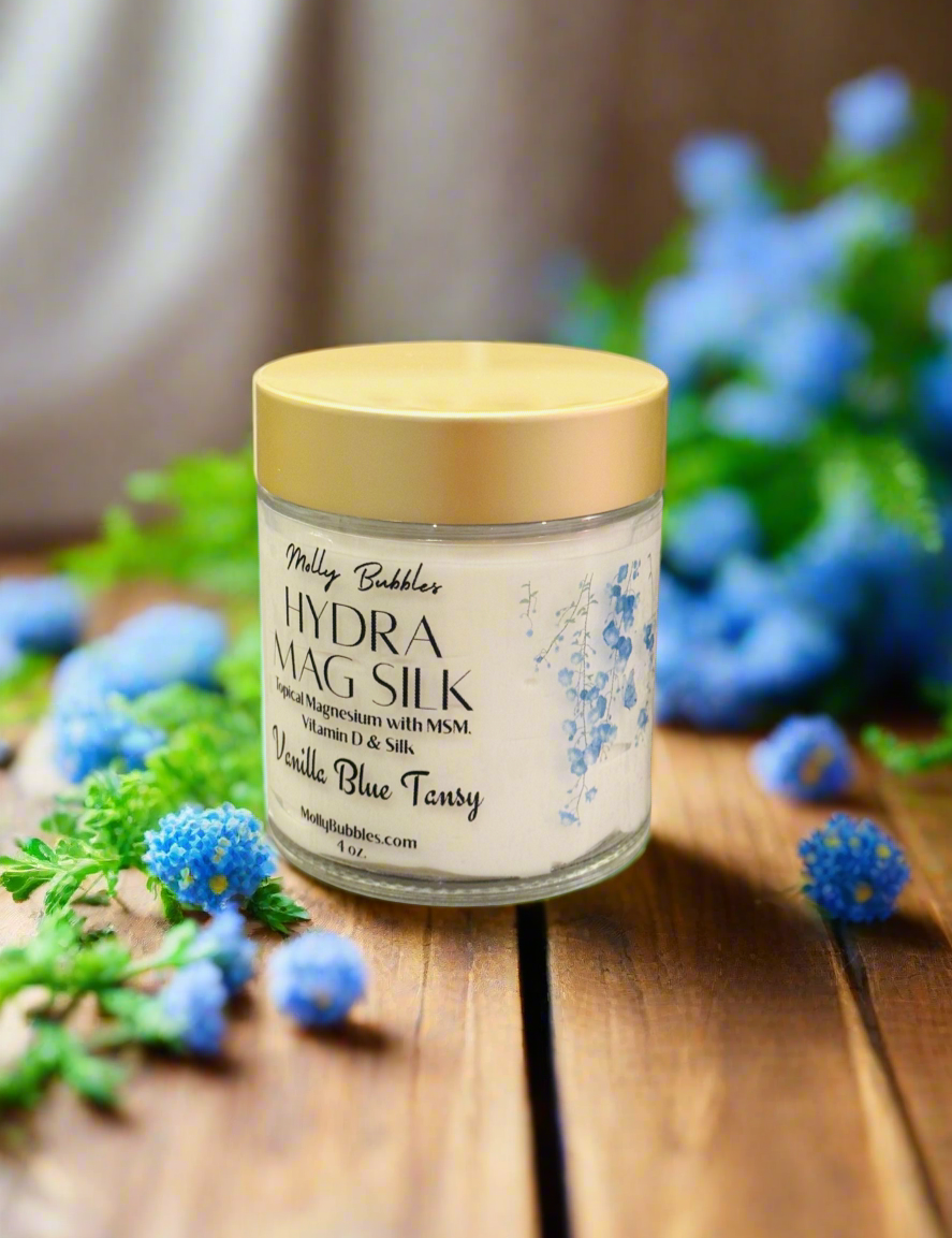 Hydra Mag Silk (Topical Magnesium with MSM | Vitamin D | Silk)