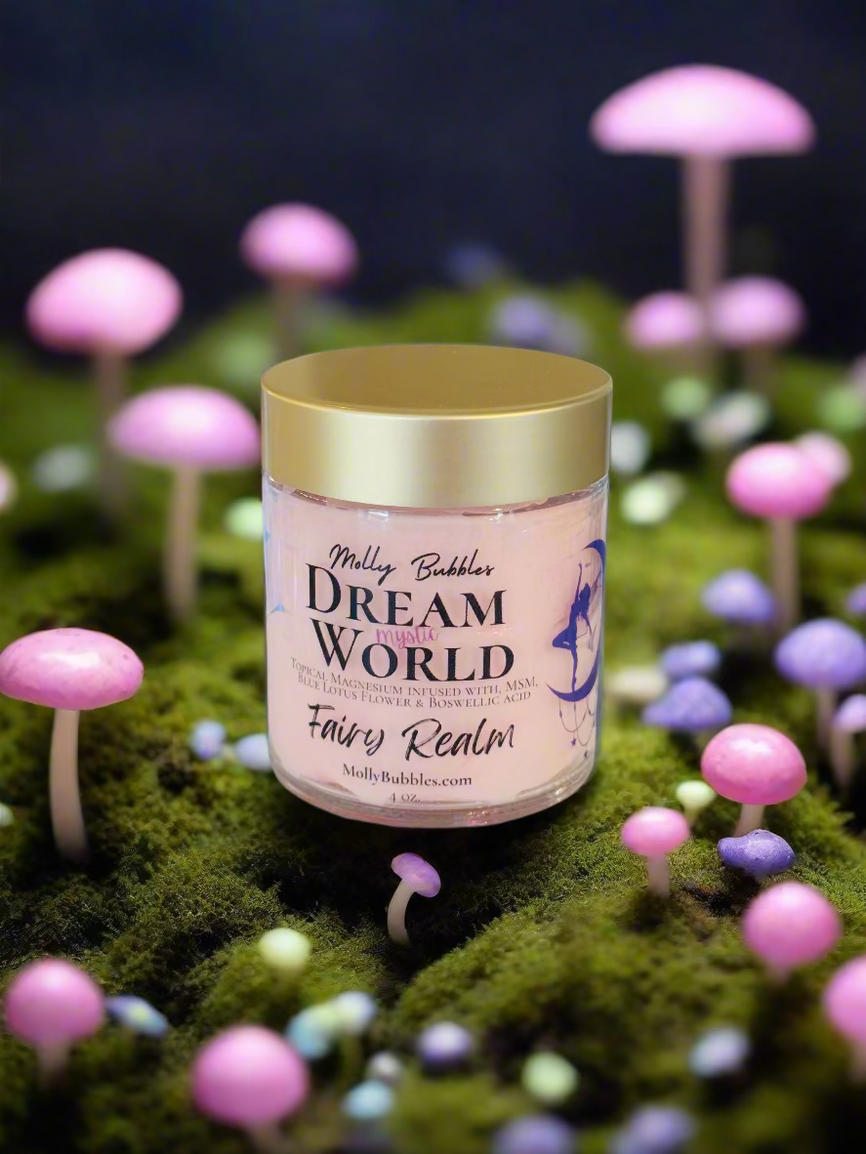Dream World Mystic (Topical Magnesium infused with, MSM, Blue Lotus Flower & Boswellic acid)