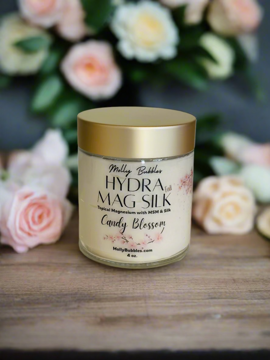 Hydra Mag Silk - (Topical Magnesium with MSM & Silk) ***Limited Fall Collection***
