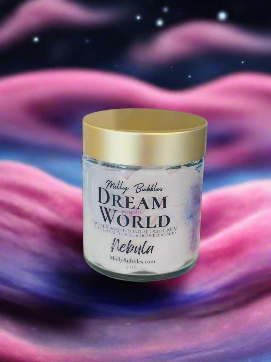 Dream World Mystic (Topical Magnesium infused with, MSM, Blue Lotus Flower & Boswellic acid)