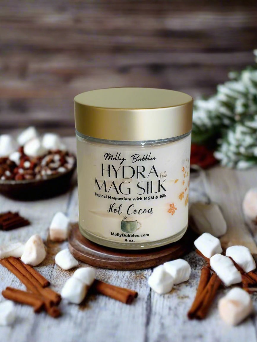 Hydra Mag Silk - (Topical Magnesium with MSM & Silk) ***Limited Fall Collection***
