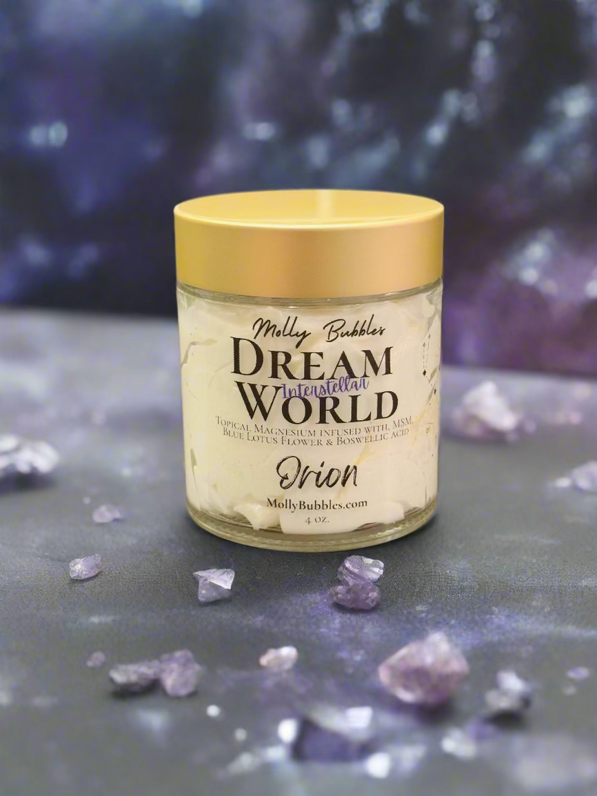 Dream World- Interstellar (Topical Magnesium infused with, MSM, Blue Lotus Flower & Boswellia)