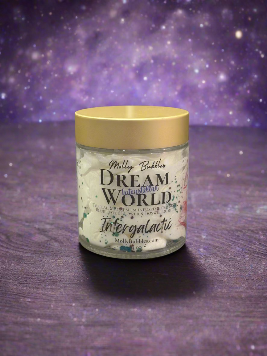 Dream World- Interstellar (Topical Magnesium infused with, MSM, Blue Lotus Flower & Boswellia)
