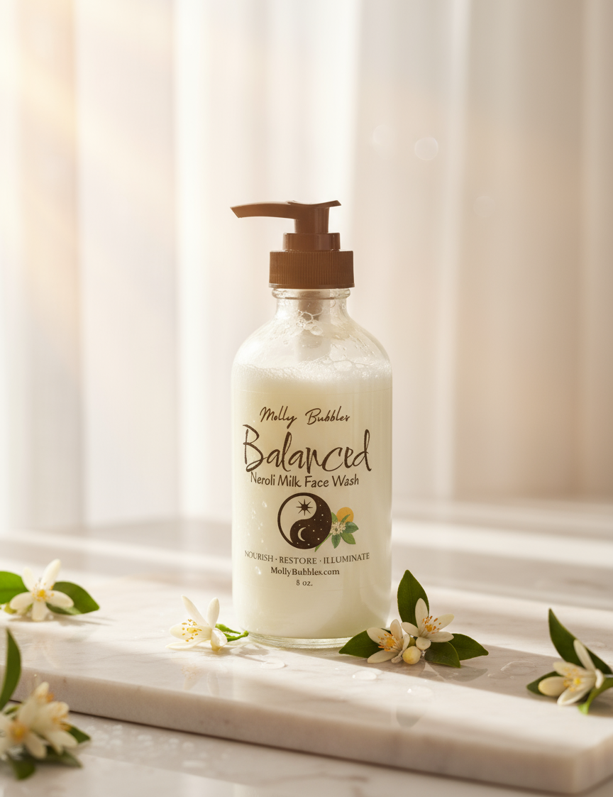 Molly Bubbles 'Balanced' Face Wash (8 oz. Glass Bottle)