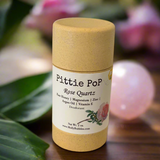 Pittie PoP "Rose Quartz" (bergamot, orange, grapefruit, dried rose petals, jasmine, sandalwood, and musk) *safe synthetic fragrance*