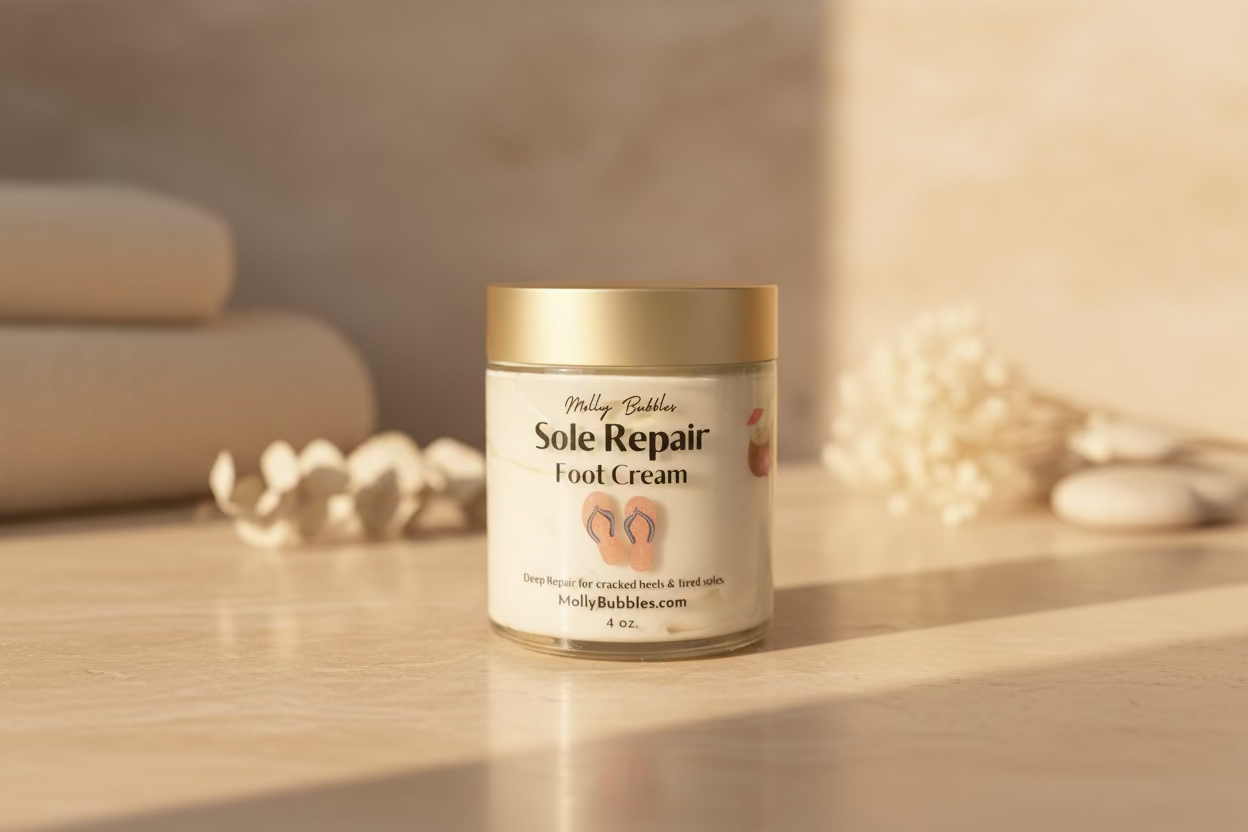 Sole Repair - Foot Cream 4oz Glass jar