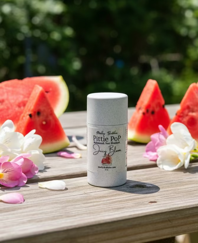 Pittie PoP Deodorant "Juicy Bloom” (Watermelon Candy Type) *all-natural fragrance*