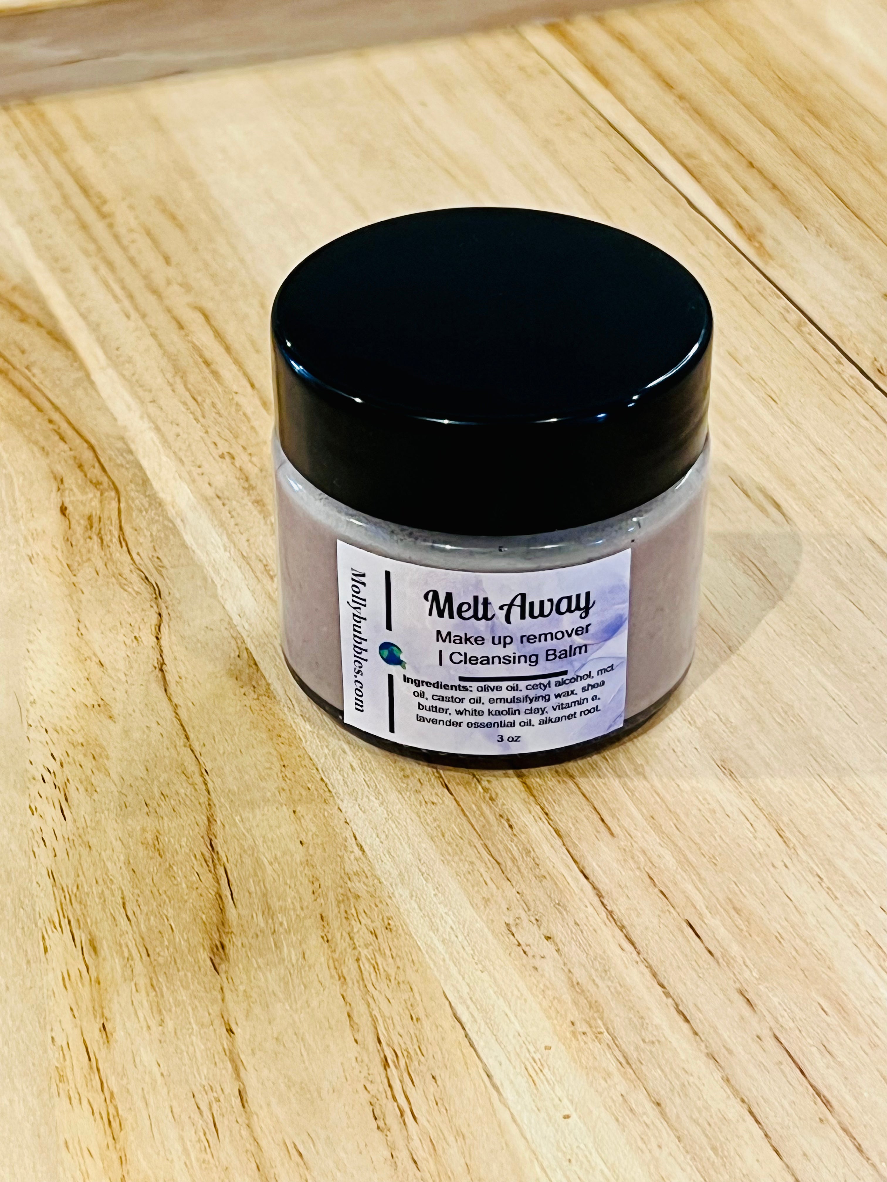 Melt Away Cleansing Balm | Make up Remover (All natural- made with Purple Brazilian clay)