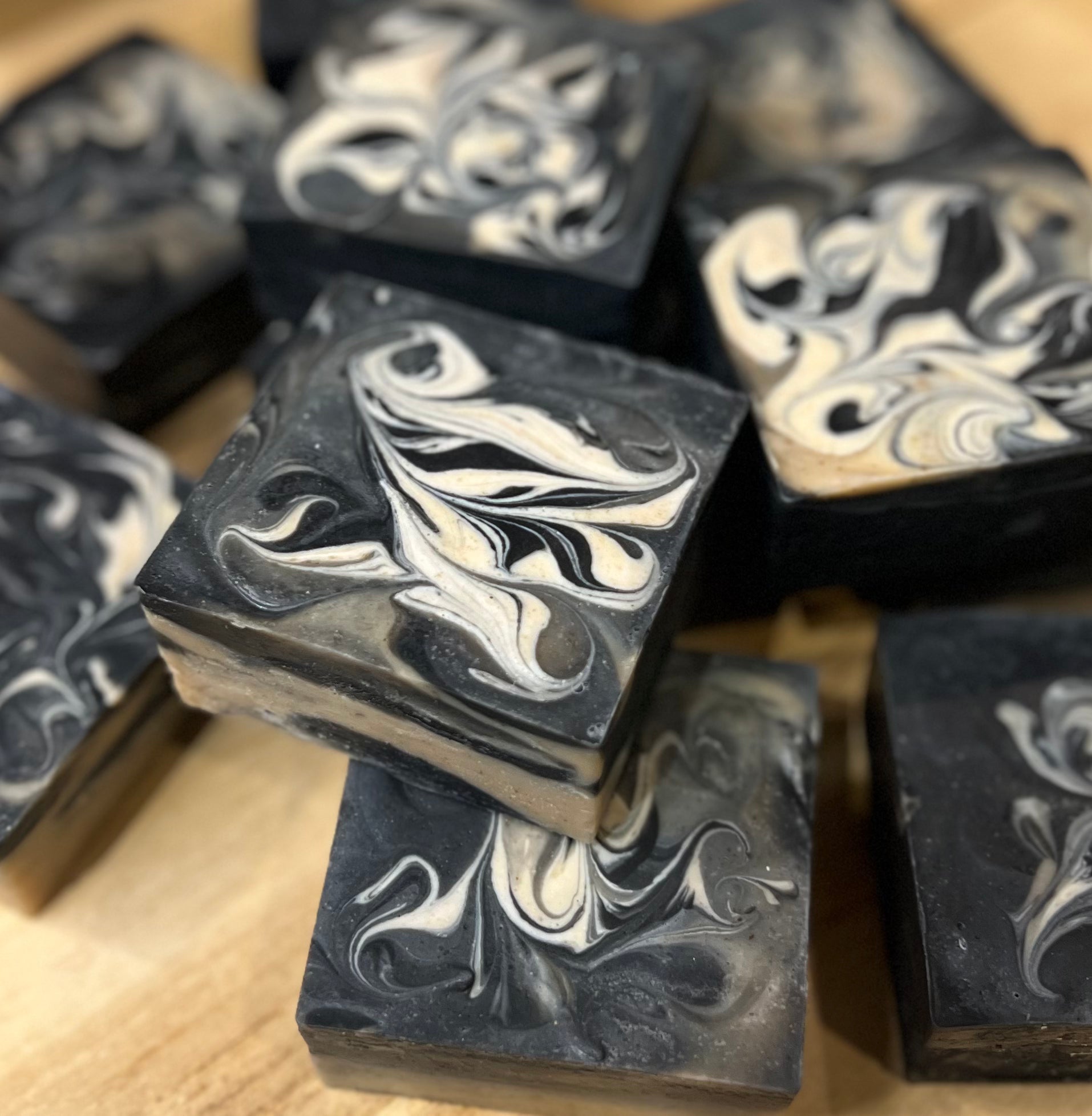 Kentucky Bourbon (Goat Milk | Activated charcoal | ground flax seed soap)