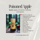 Pittie PoP "Poisoned Apple" (apple, cinnamon, caramel, and walnut) *all-natural fragrance *